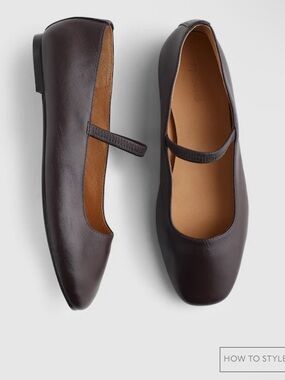 NWT Madewell Greta Ballet Flat Coffee Bean - Size 8 - NX041